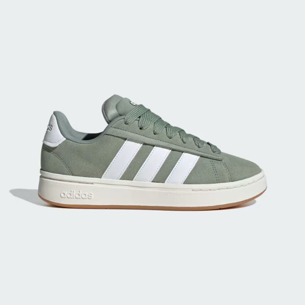 NWT Adidas Women's Grand Court Alpha Shoes - Green & White - JR3143